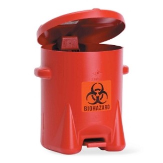 10 Gallon 12 Microns 24 x 24 High Density Red Isolation Infectious Waste  Bag / Biohazard Bag - 1000/Case