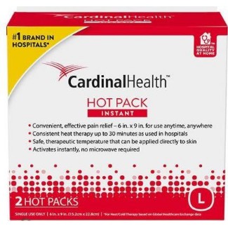 Hot Packs, Instant Heat Therapy Packs