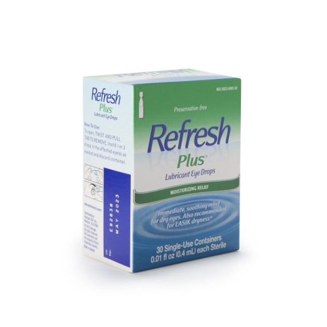 Ophthalmic Drops  Ophthalmic Eye Drop   Refresh Plus   30 X 0 4 Ml