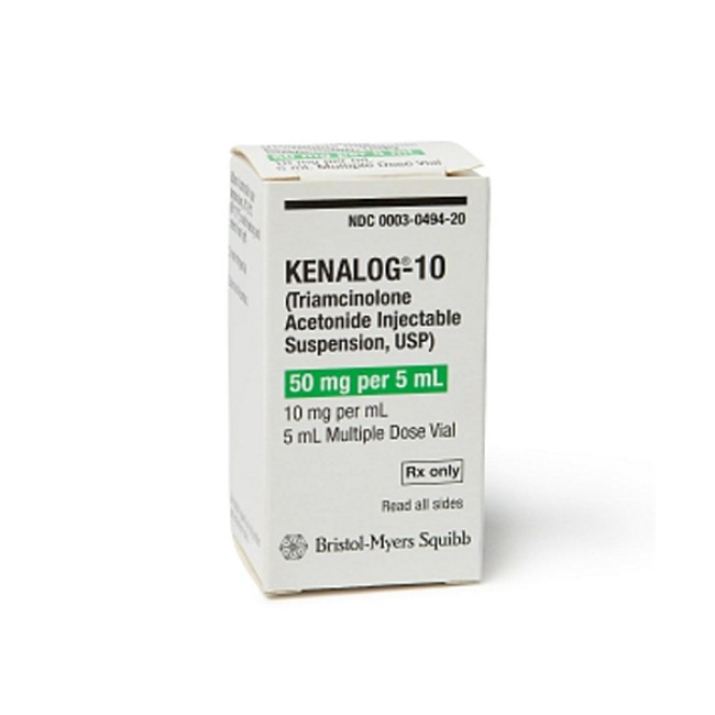 Kenalog 10 Triamcinolone Acetonide 10 Mg   Ml Injection Mdv 5 Ml