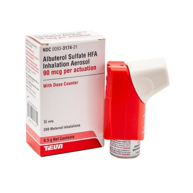 Albuterol  Albuterol Hfa Inhaler   Generic Of Proair   200 Actuations