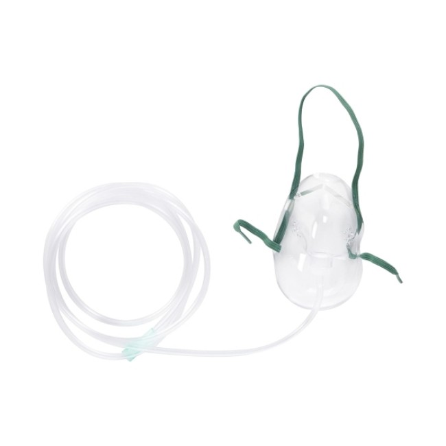 Mask   Oxygen Adult Medium Disposable Under Chin Elastic Strap