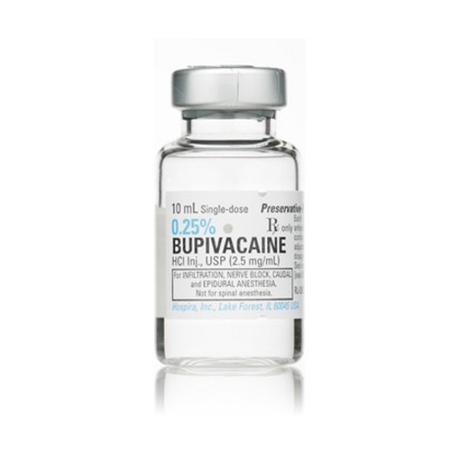 Bupivacaine  2 5 Mg Bupivacaine Hydrochloride Per Ml   10 Ml Single Dose Vial   Preservative Free