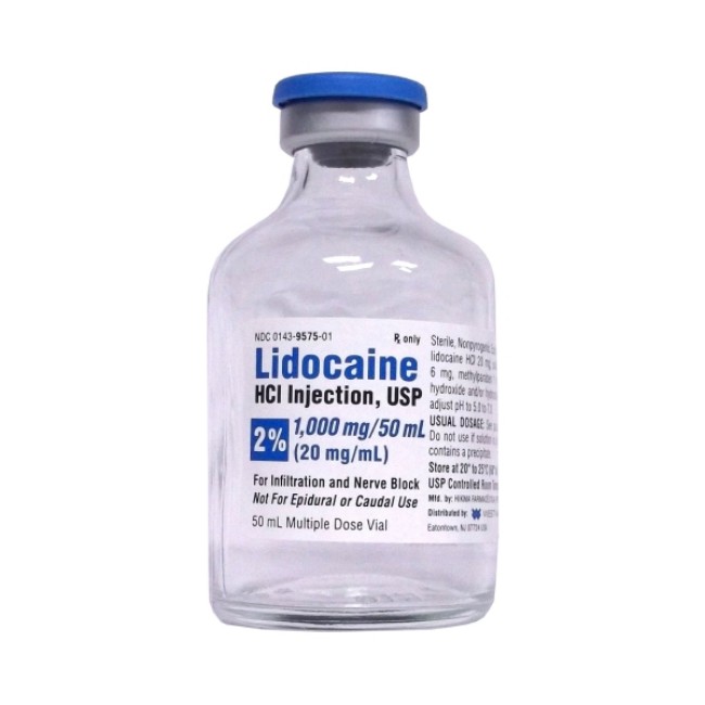 Lidocaine Hydrochloride Injection   2   Multidose Vial   10 X 50 Ml