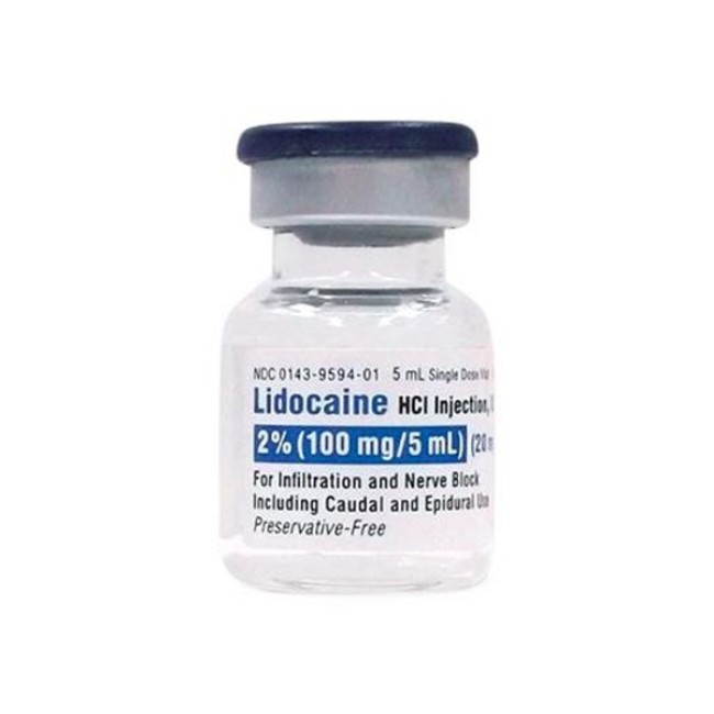 Injections  Lidocaine Hydrochloride Injection   2   Single Dose Vial   25 X 5 Ml