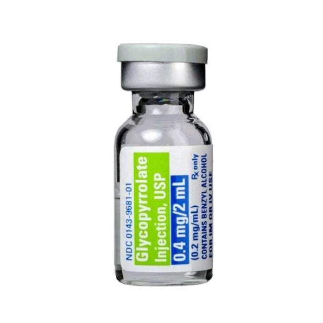 Glycopyrrolate 0 2 Mg Ml Sdv 25X1 Ml