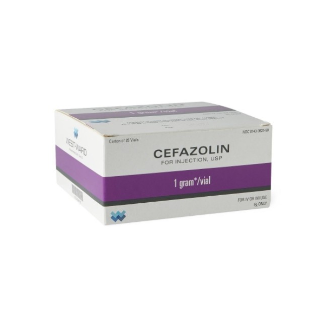 Cefazolin 1 Gm Vl 25