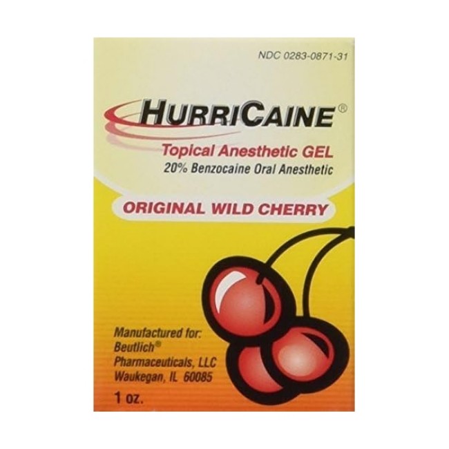 Hurricaine  Hurricaine 20  Gel   1 Oz 