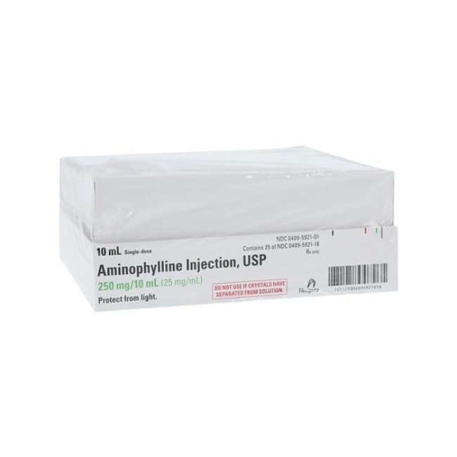 Aminophylline   25 Mg   Ml Single Dose Vial   10 Ml