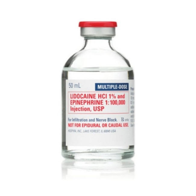 Injections  Lidocaine Hcl 1  And Epinephrine Injection   1 100  000 Ampule   Multidose Vial    50 Ml