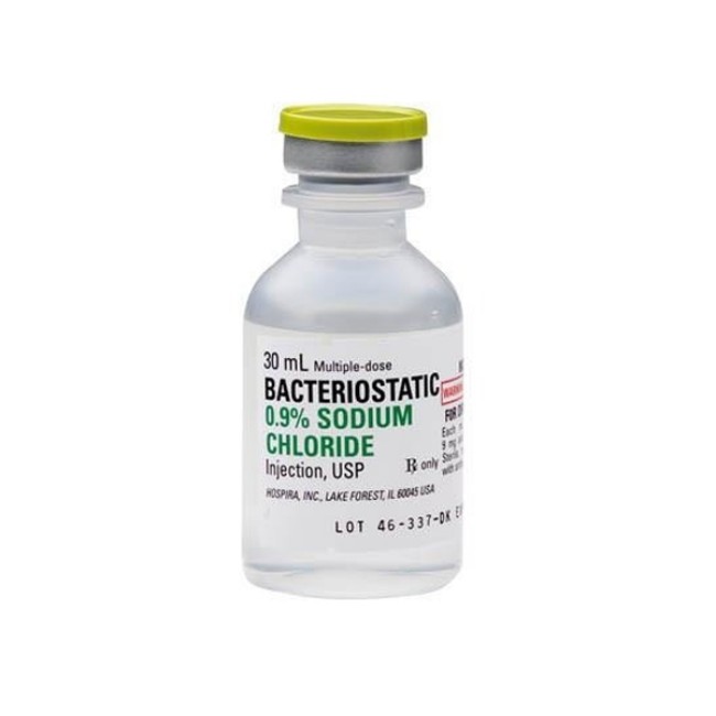 Sodium Chloride Bacteriostatic Mdv  9  30Ml