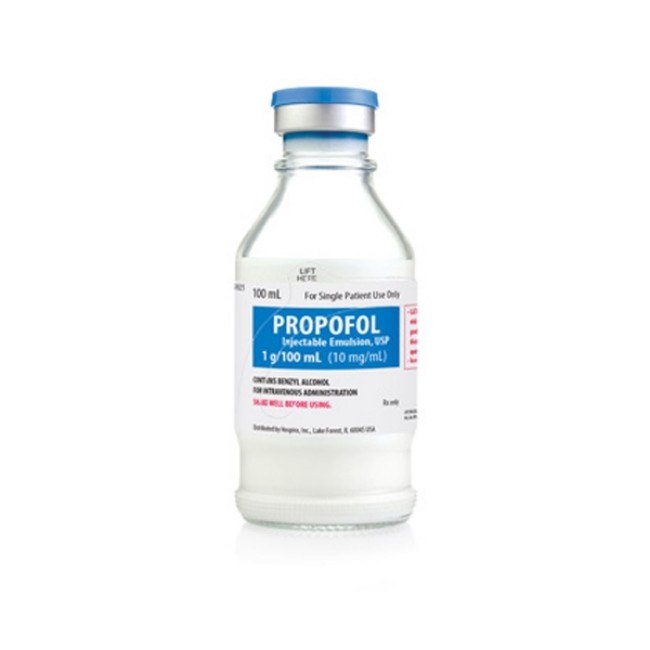 Injections  Propofol Injection   1  Sdv   10 X 100 Ml