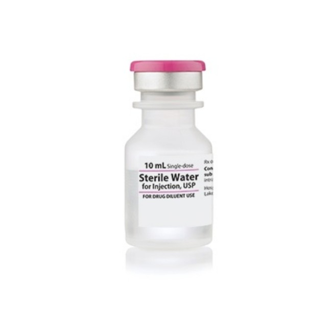 Solutions  Sterile Water Injection   Single Dose Vial   10 X 10 Ml