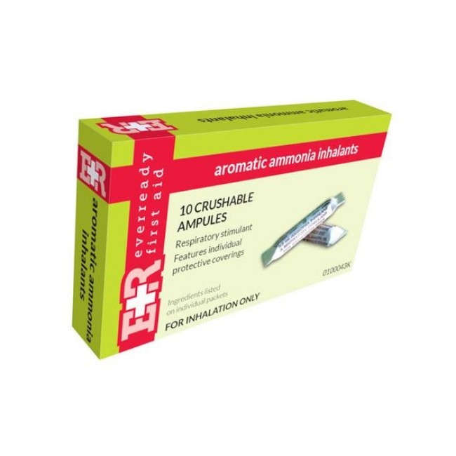 Ampules  Ammonia Inhalant Ampules   10 Ampules Box