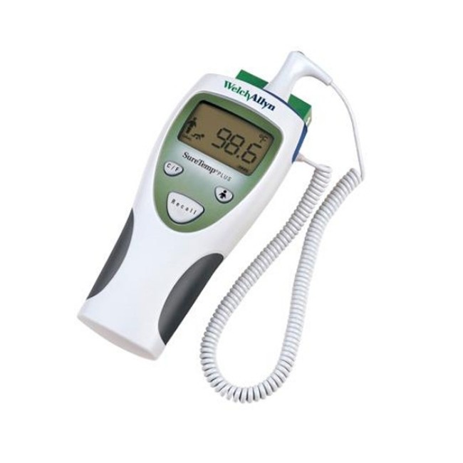 Patient Thermometers  Suretemp Plus 690 Handheld Electronic Thermometer With Interchangeable Rectal Probe Well   4  Cord