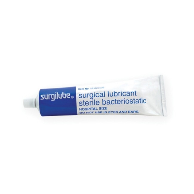 Lubricants  Surgilube Surgical Lubricant   Sterile   4 25 Oz  Screw Cap Metal Tube