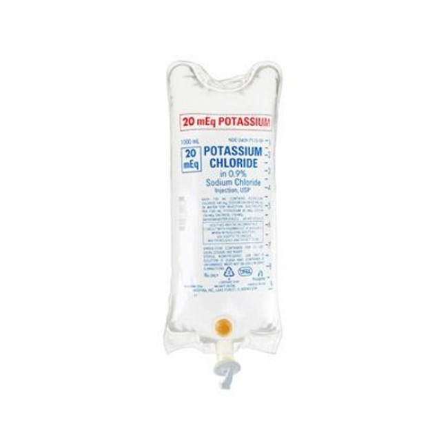 Solutions  Potassium Chloride 20 Meq In 0 9  Sodium Chloride Injection Solution   1  000 Ml