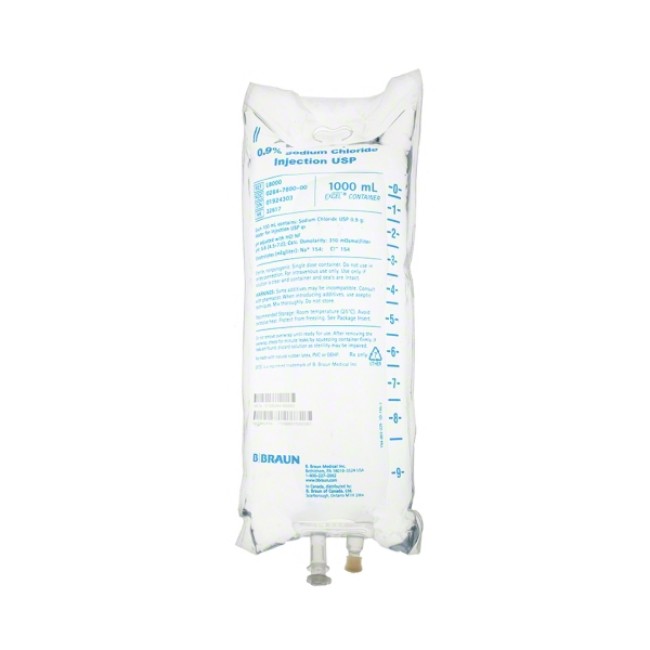 Sterile 0 9  Normal Saline   Usp   1000 Ml Flexible Bag