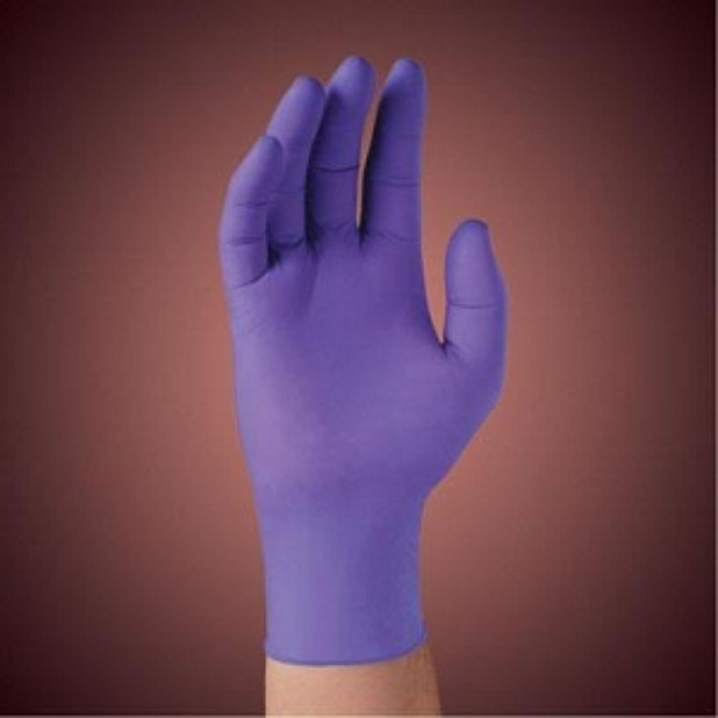 Glove   Exam Sterile Safeskin Purple Nitrile Pf Texture Med