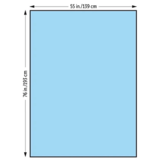 Large Drape   Basic   Sterile   55  X 76 