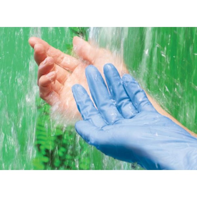 Esteem Synthetic Powder Free Exam Gloves With Neu Thera   Size M