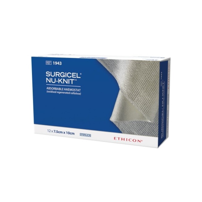 Hemostat  Absorbable  Surgicel Nuknit  3X4