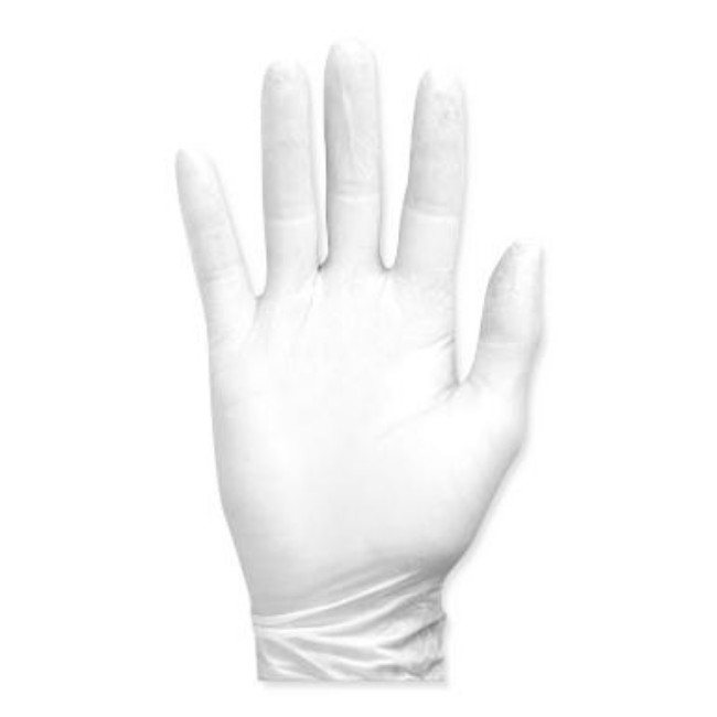 Powder Free Polymer Coated Latex Exam Glove   Size L