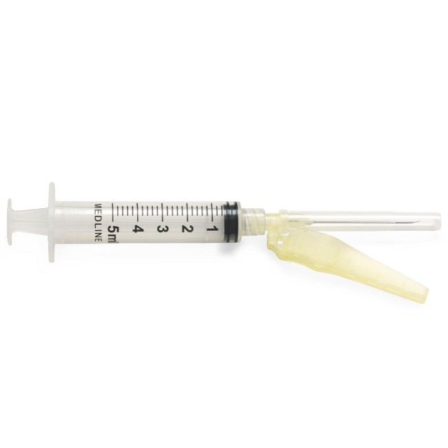5 Ml Syringe With 20G X 1 5  Safety Needle