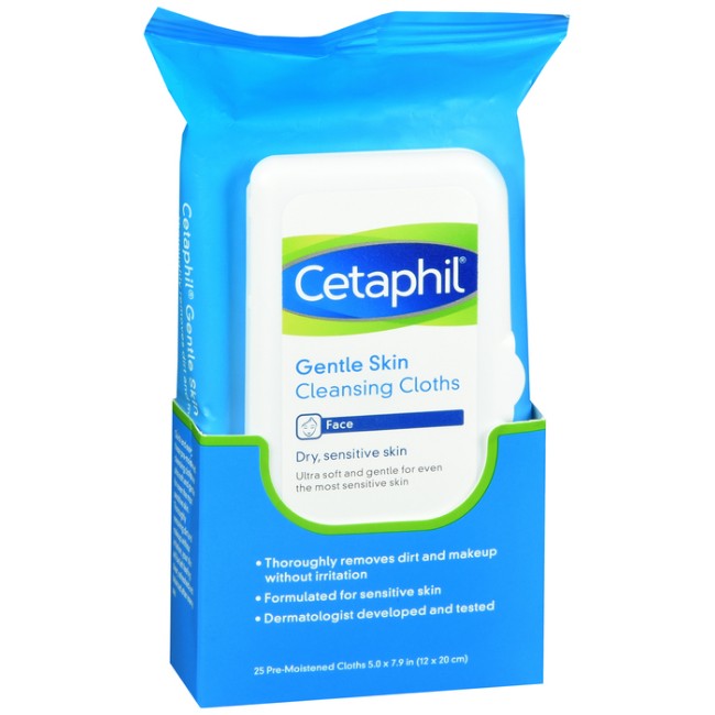 Cetaphil Gentle Cleansing Cloths 25Ct