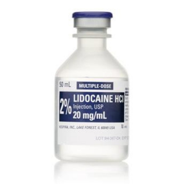 2  Lidocaine Hydrochloride Injection   25 X 50 Ml Multi Dose Vial    4Mos