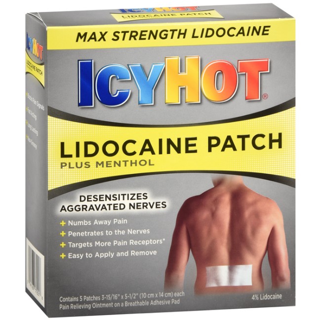 Icy Hot Lidocaine Patch 5Ct