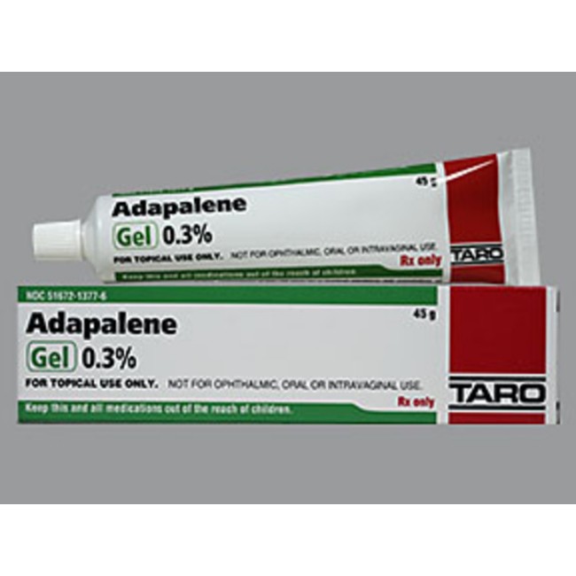 Adapalene Gel Tube 0 3  45Gm Taro