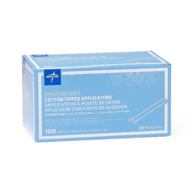 Applicator   Cotton Tip 2S Sterile 3