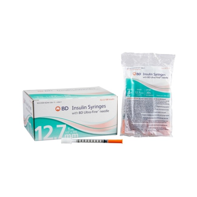 SYRINGE INSULIN 1mL 30G X 1 2  ULTRA  Non Returnable Item 