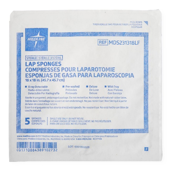 Sponge   Laparotomy Sterile 18X18