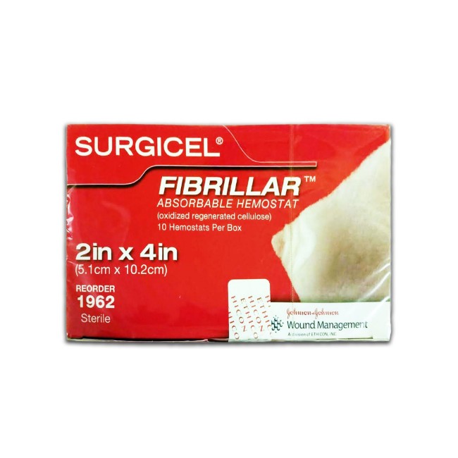 Hemostats  Surgicel Fibrillar Absorbable Hemostat  2  x 4 