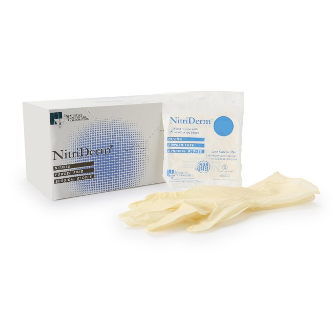 Gloves   Surgical  Sterile Nitrile Surgical Gloves   Size 7 5