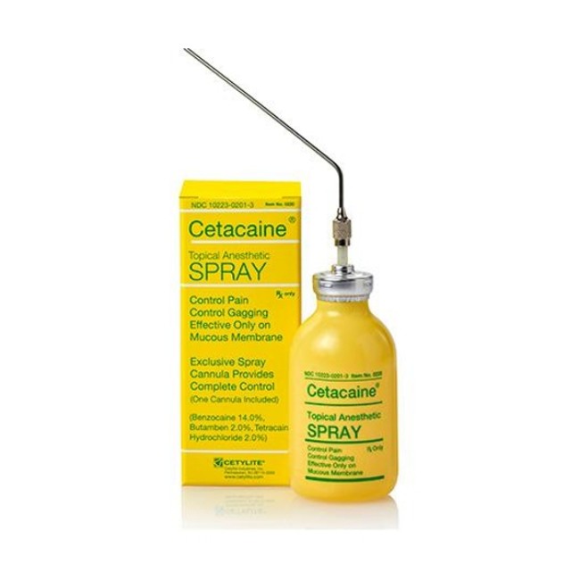 Anesthetic Sprays  Cetacaine Topical Anesthetic Spray   Banana   20 G Bottle