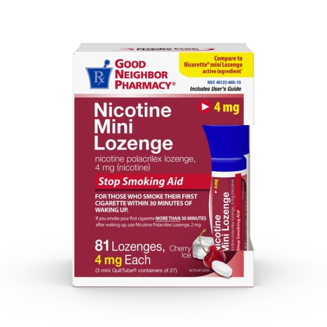 Gnp Nicotine 4Mg Chrry Ice Mini Loz 81Ct
