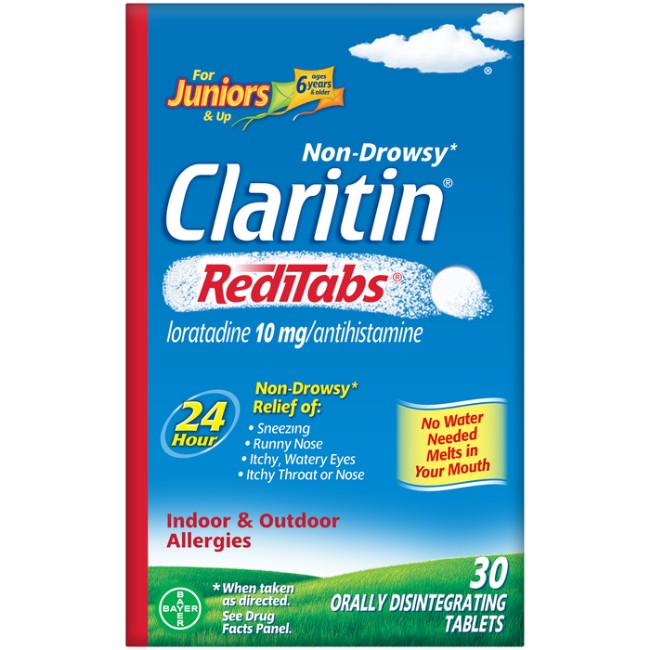 Claritin 24H Red Pedi 10 Mg Tab 30 Ct