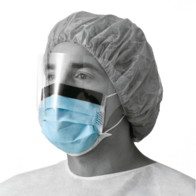 Mask   Face   Shield   Blue   Anti Fog   Earloops