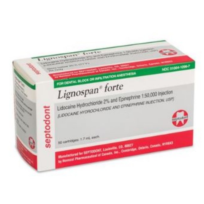 Lignospan Forte   Lidocaine 2   1 7Ml