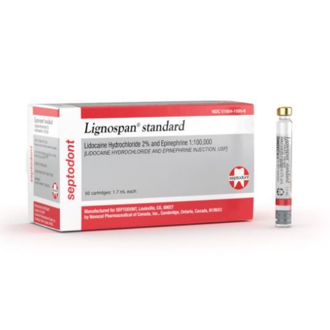 Lignospan Standard   Lidocaine 2   1 7Ml