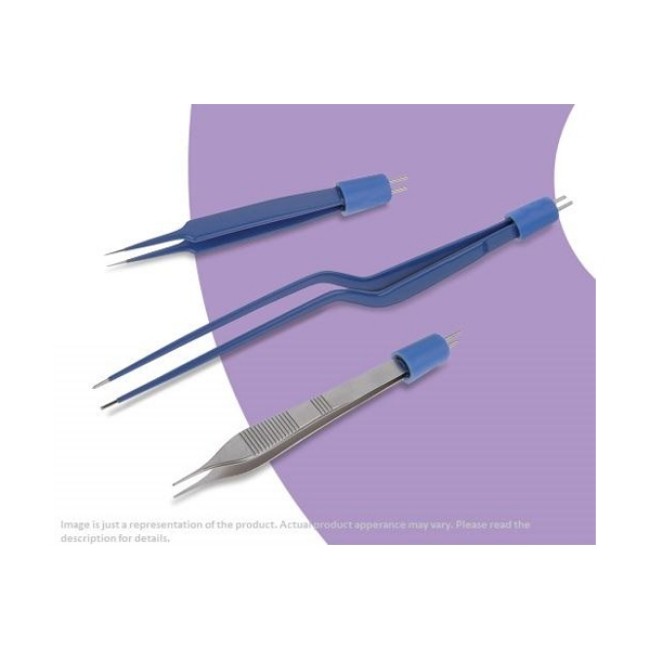 Forceps  Single Use Jewelers Bipolar Forceps  4 1 2  Insulated  Straight