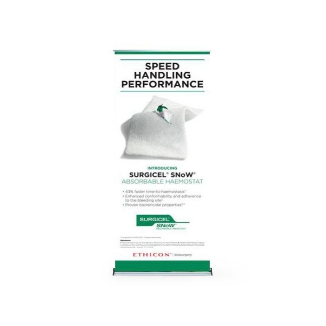 Hemostats  SURGICEL SNoW  ABS Hemostat  2  x 4 