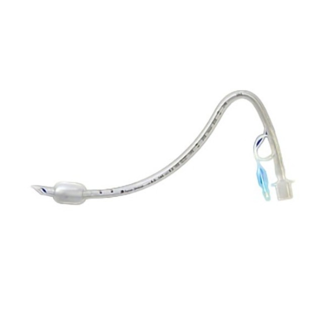 Cuffed Endotracheal Tube Parker Flex Tip Easy Curve  Curved 6 5 Mm Adult Bevel