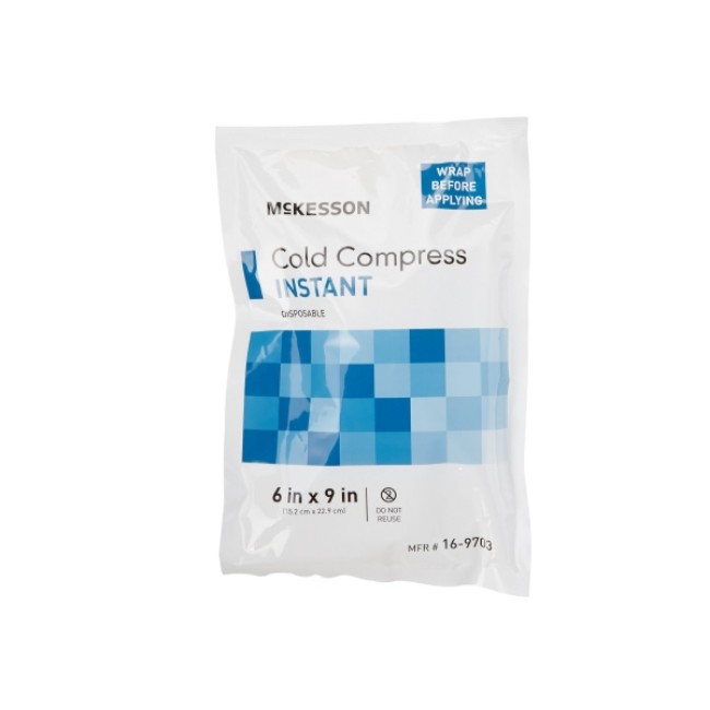 Instant Cold Pack Mckesson General Purpose 6 X 9 Inch Plastic   Ammonium Nitrate   Water Disposable