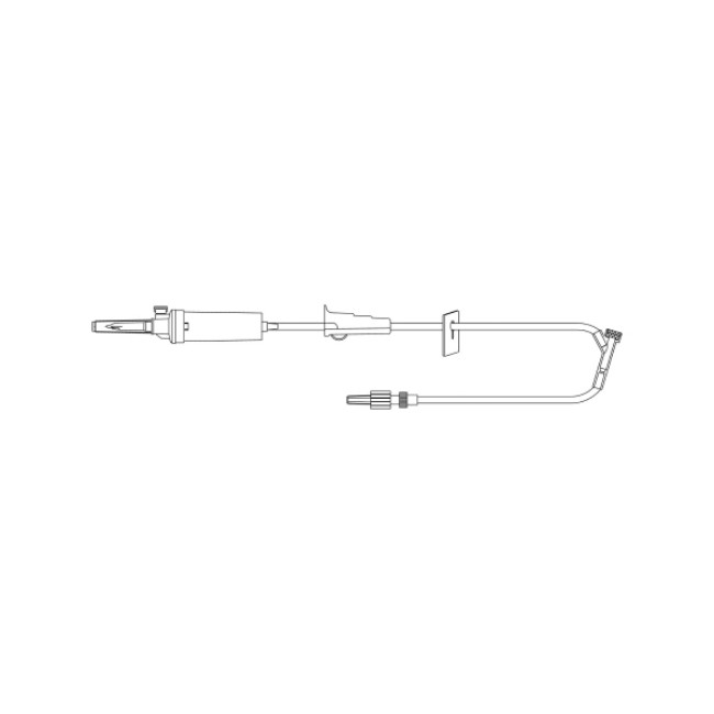 Primary Iv Administration Set Medstream Gravity 1 Port 20 Drops   Ml Drip Rate Without Filter 81 Inch Tubing Solution Without Flow Regulator