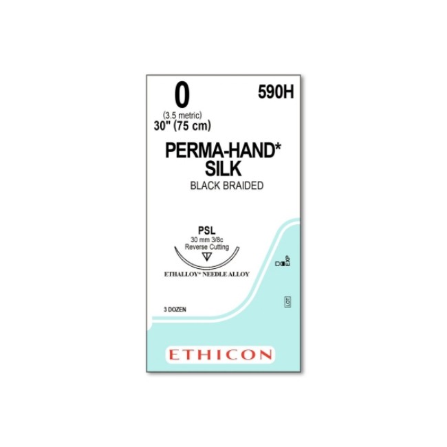 Suture  Precision Point Perma Hand Surgical Suture 0   30   Psl Needle