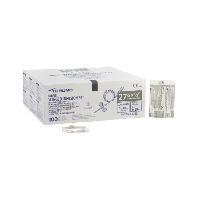Iv Infusion Set   Winged 8 Tubing 27Gx1 2